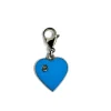 "Cuore celeste strass"