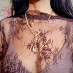 collana pietra dura rettangolare