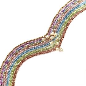 collana perla colorata