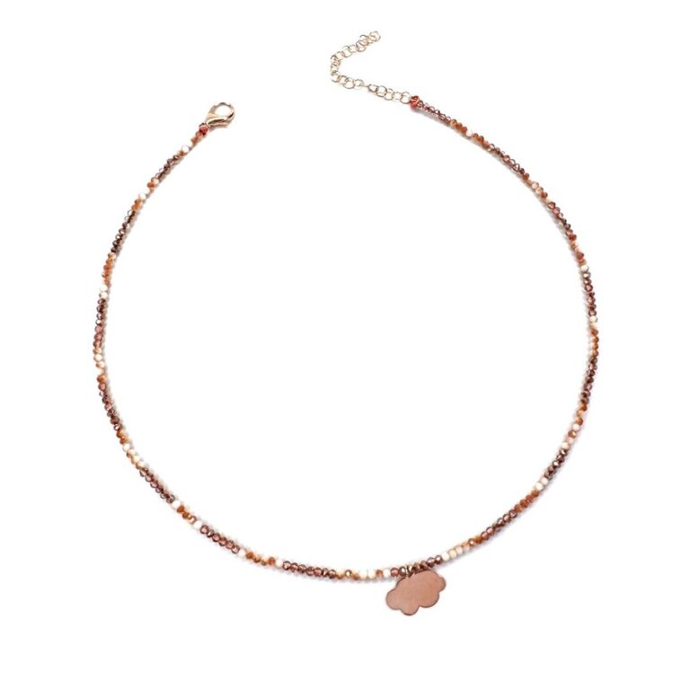 collana ambra con nuvola