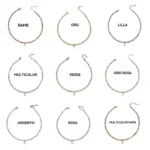 collana perla colorata