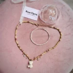 Palla di Natale Teddy di velluto - immagine 2