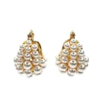 orecchini cerchio perle