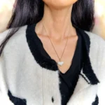 collana cuore swarovski minimal