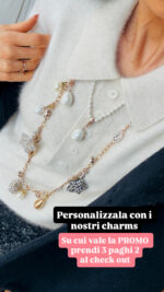 collana dorata donna