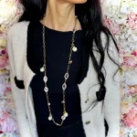 Collana dorata donna