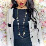 Collana dorata donna